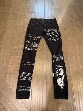 Social Distortion “Stay Away” Stinger Skinny Jeans